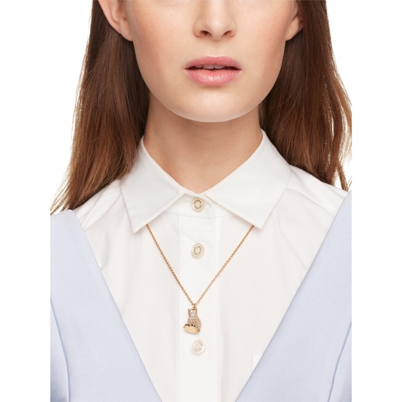 KATE SPADE • Cold Comforts Polar Bear Necklace - Picture 2 of 5